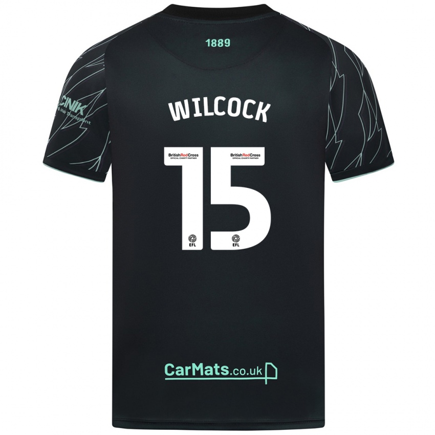 Herren Tamara Wilcock #15 Schwarz Grün Auswärtstrikot Trikot 2024/25 T-Shirt Österreich