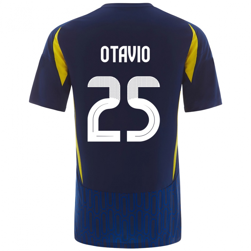 Herren Otavio #25 Blau Gelb Auswärtstrikot Trikot 2024/25 T-Shirt Österreich