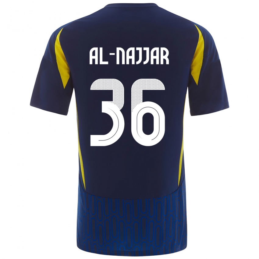 Herren Raghed Al-Najjar #36 Blau Gelb Auswärtstrikot Trikot 2024/25 T-Shirt Österreich