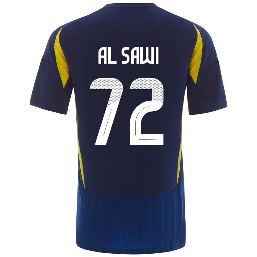 Herren Etaf Al-Sawi #72 Blau Gelb Auswärtstrikot Trikot 2024/25 T-Shirt Österreich