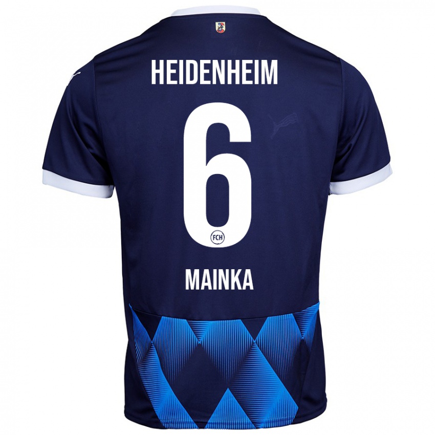 Herren Patrick Mainka #6 Dunkel Marineblau Auswärtstrikot Trikot 2024/25 T-Shirt Österreich