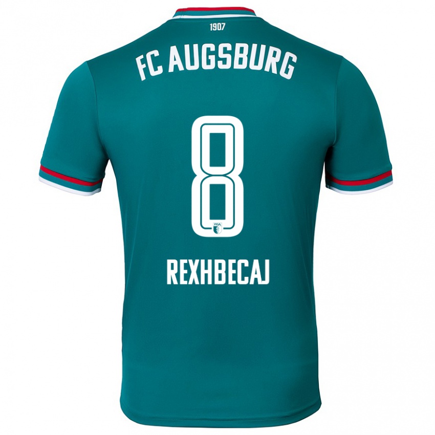 Herren Elvis Rexhbecaj #8 Dunkelgrün Auswärtstrikot Trikot 2024/25 T-Shirt Österreich