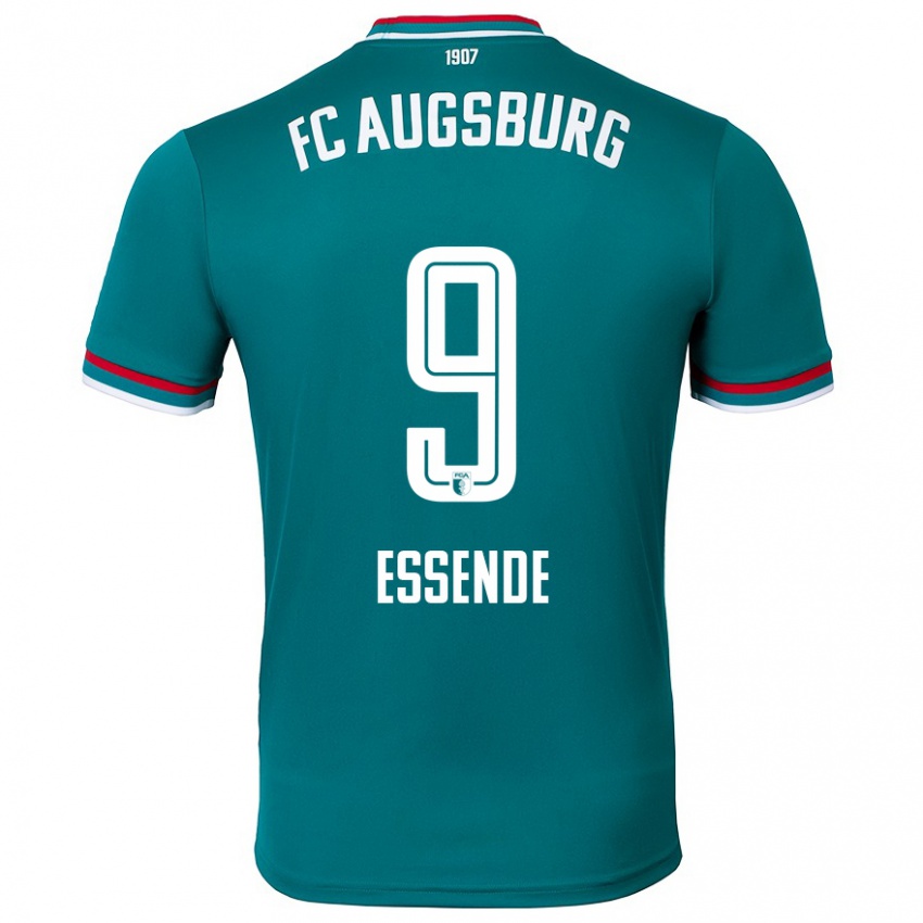 Herren Samuel Essende #9 Dunkelgrün Auswärtstrikot Trikot 2024/25 T-Shirt Österreich