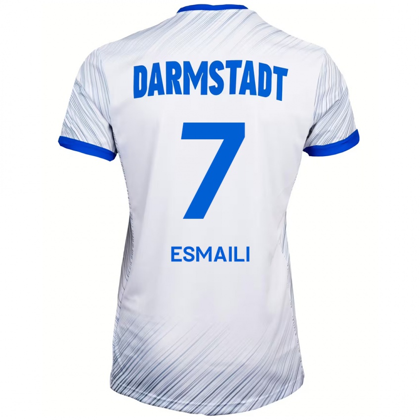 Herren Ali Esmaili #7 Weiß Blau Auswärtstrikot Trikot 2024/25 T-Shirt Österreich