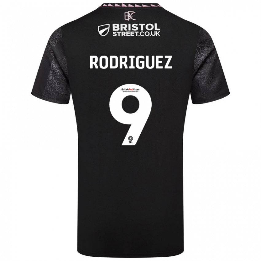 Herren Jay Rodríguez #9 Schwarz Auswärtstrikot Trikot 2024/25 T-Shirt Österreich