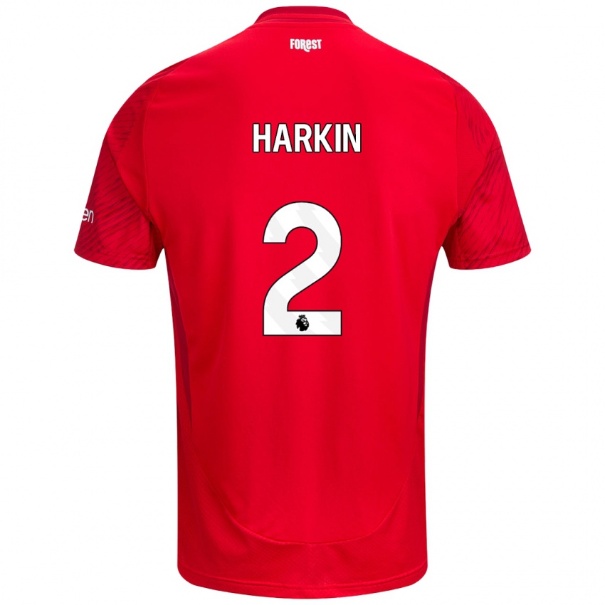 Damen Lyndsey Harkin #2 Rot Weiß Heimtrikot Trikot 2024/25 T-Shirt Österreich