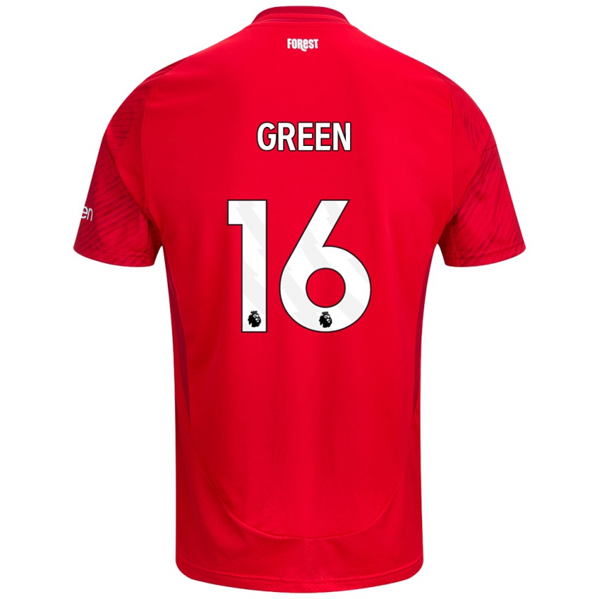 Damen Mollie Green #16 Rot Weiß Heimtrikot Trikot 2024/25 T-Shirt Österreich