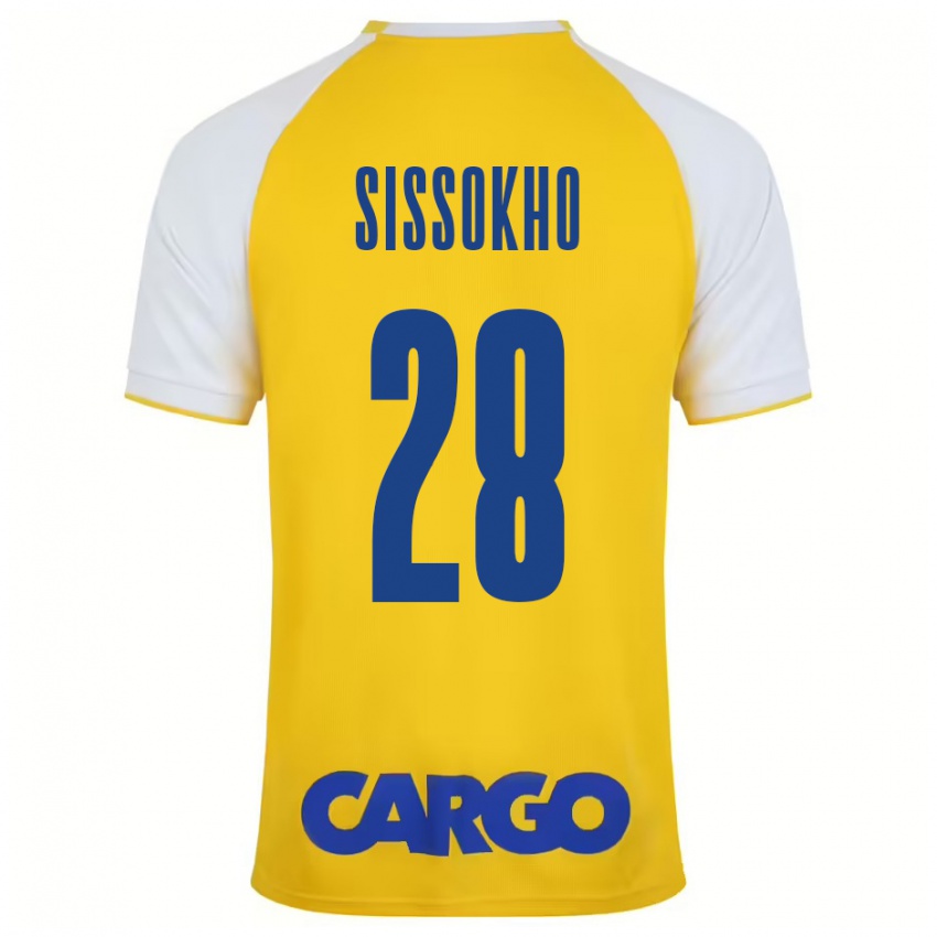 Damen Issouf Sissokho #28 Gelb Weiß Heimtrikot Trikot 2024/25 T-Shirt Österreich