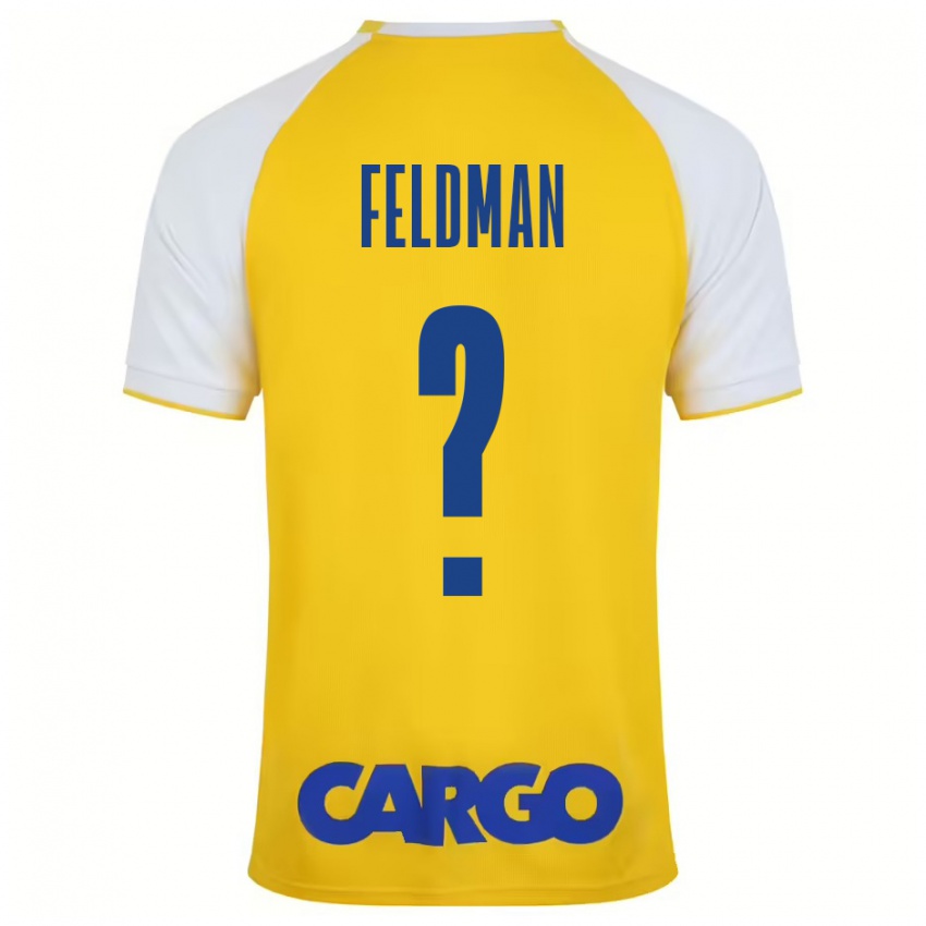 Damen Ron Feldman #0 Gelb Weiß Heimtrikot Trikot 2024/25 T-Shirt Österreich