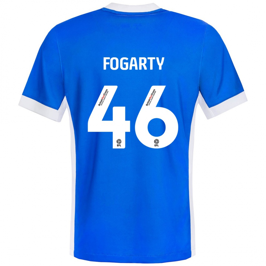 Damen Tom Fogarty #46 Blau Weiß Heimtrikot Trikot 2024/25 T-Shirt Österreich