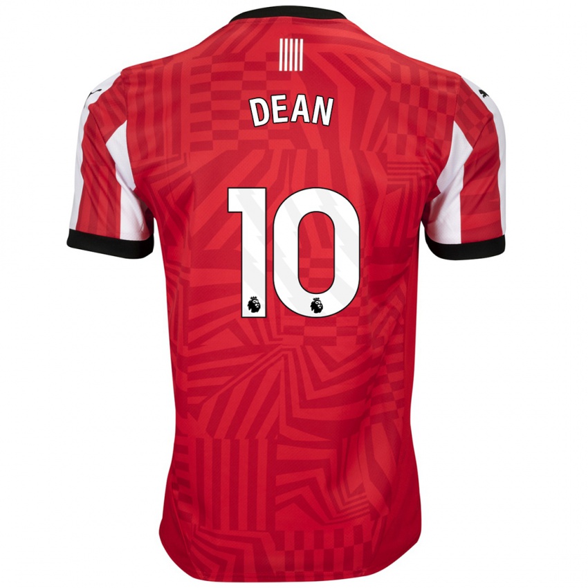 Damen Rianna Dean #10 Rot Weiß Heimtrikot Trikot 2024/25 T-Shirt Österreich