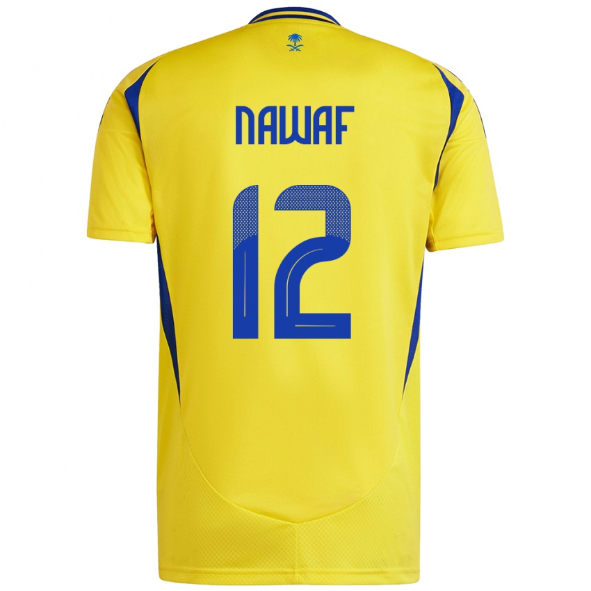 Damen Nawaf Al-Boushal #12 Gelb Blau Heimtrikot Trikot 2024/25 T-Shirt Österreich