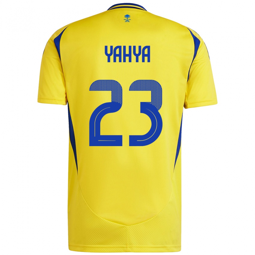 Damen Ayman Yahya #23 Gelb Blau Heimtrikot Trikot 2024/25 T-Shirt Österreich