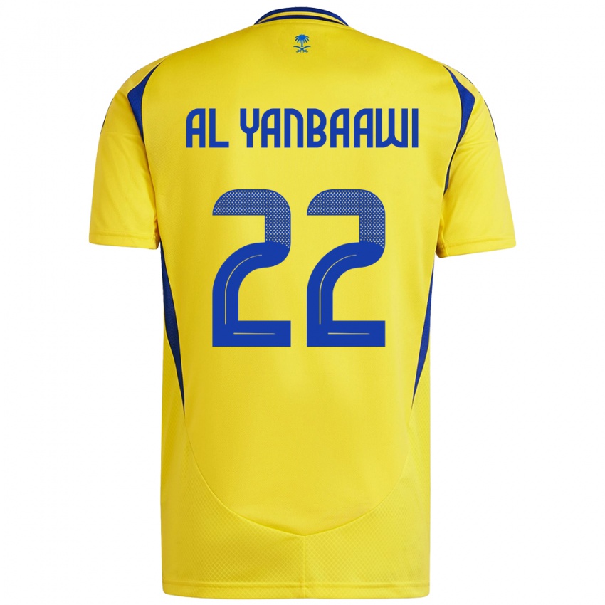 Damen Tahani Al-Yanbaawi #22 Gelb Blau Heimtrikot Trikot 2024/25 T-Shirt Österreich