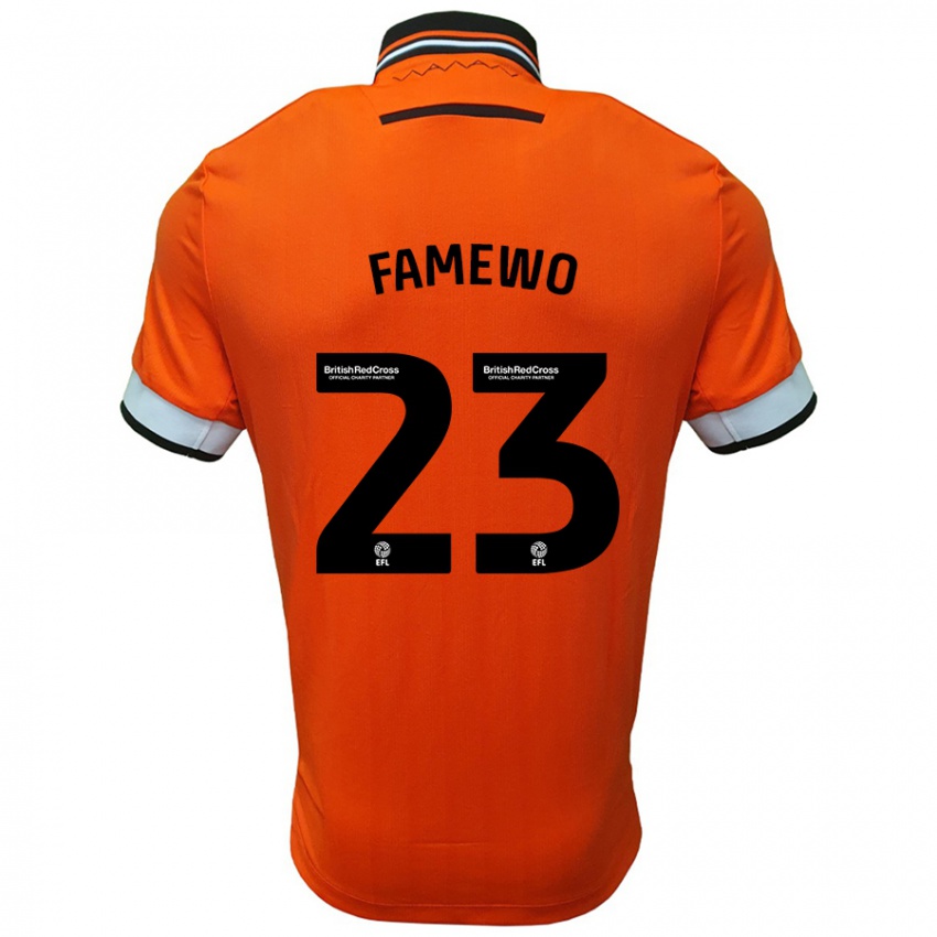 Damen Akin Famewo #23 Orange Weiß Auswärtstrikot Trikot 2024/25 T-Shirt Österreich