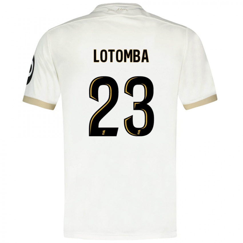 Damen Jordan Lotomba #23 Weißgold Auswärtstrikot Trikot 2024/25 T-Shirt Österreich