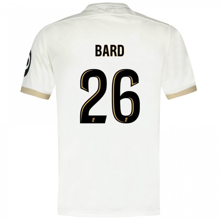 Damen Melvin Bard #26 Weißgold Auswärtstrikot Trikot 2024/25 T-Shirt Österreich