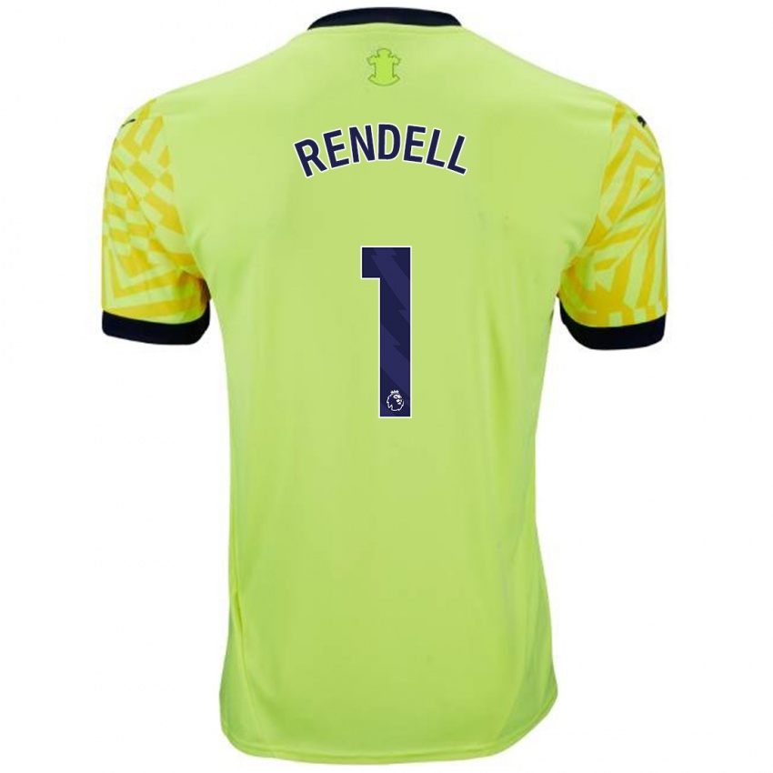 Damen Kayla Rendell #1 Gelb Auswärtstrikot Trikot 2024/25 T-Shirt Österreich