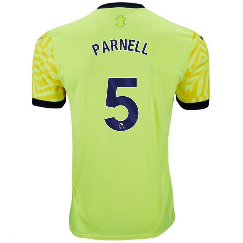 Damen Rosanna Parnell #5 Gelb Auswärtstrikot Trikot 2024/25 T-Shirt Österreich