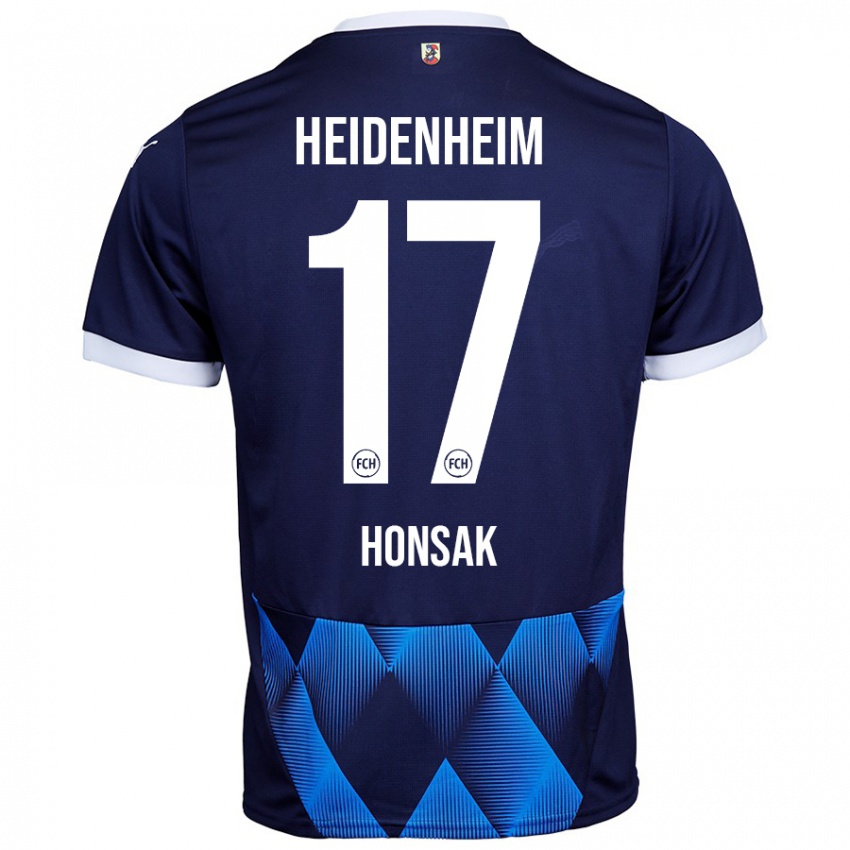 Damen Mathias Honsak #17 Dunkel Marineblau Auswärtstrikot Trikot 2024/25 T-Shirt Österreich