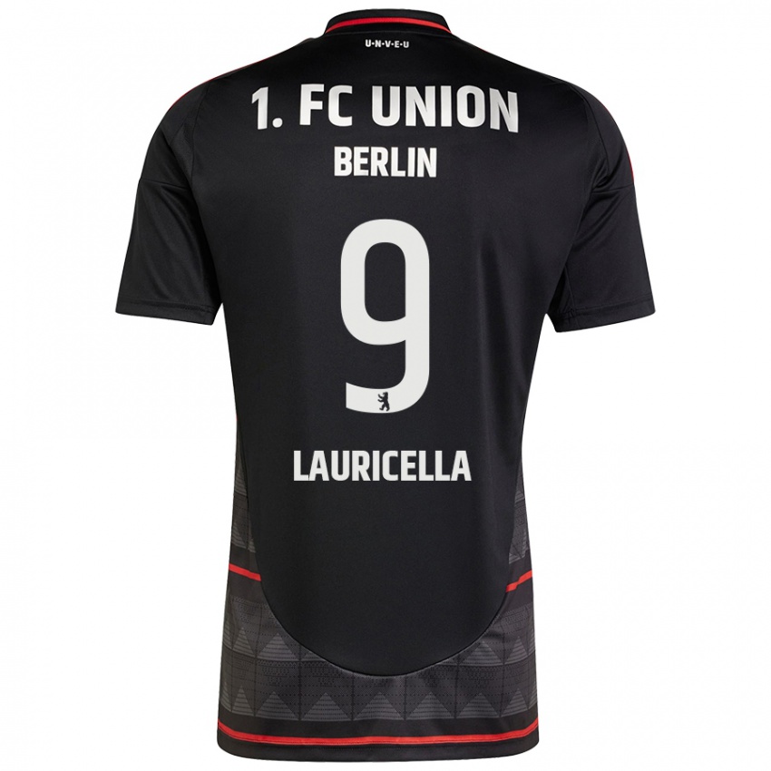 Damen Guiseppe Lauricella #9 Schwarz Auswärtstrikot Trikot 2024/25 T-Shirt Österreich