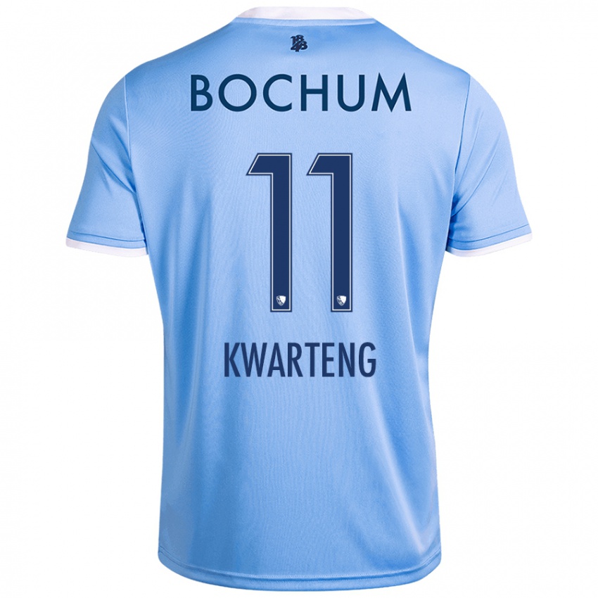 Damen Moritz-Broni Kwarteng #11 Himmelblau Auswärtstrikot Trikot 2024/25 T-Shirt Österreich