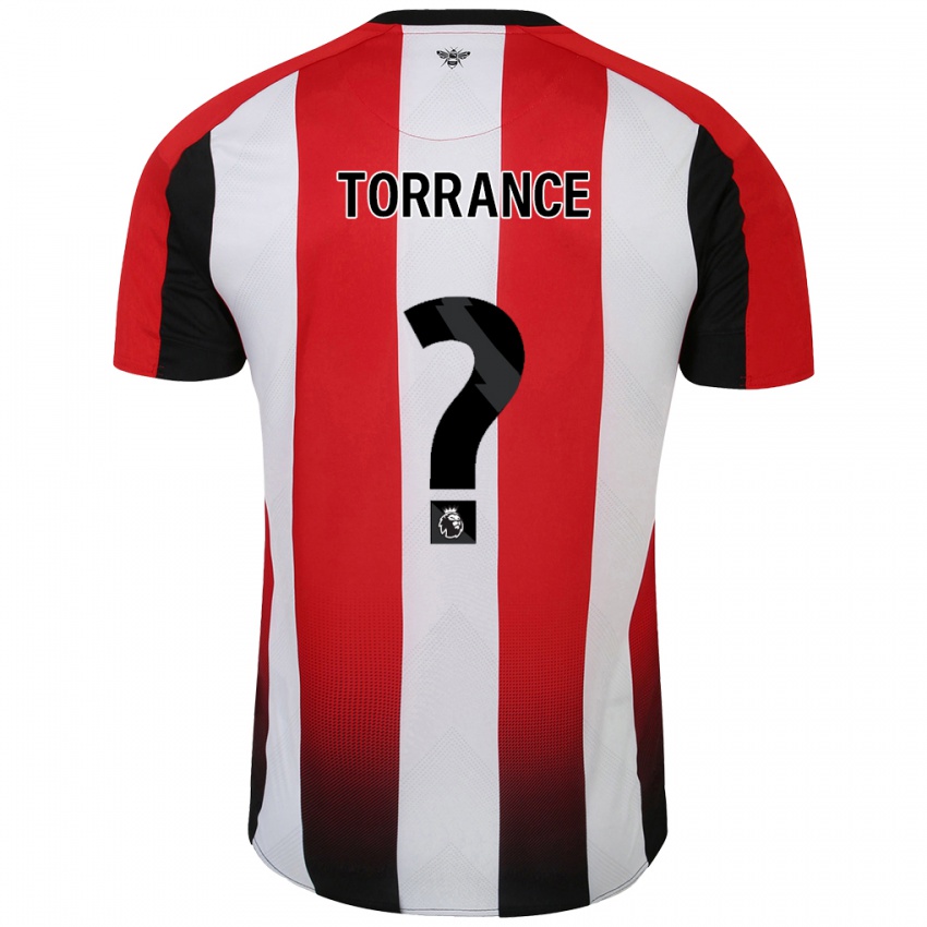 Kinder Bruno Torrance #0 Rot Weiß Heimtrikot Trikot 2024/25 T-Shirt Österreich