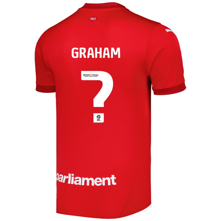 Kinder Kieran Graham #0 Rot Heimtrikot Trikot 2024/25 T-Shirt Österreich