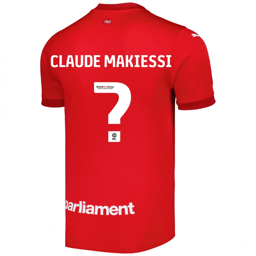 Kinder Jean Claude Makiessi #0 Rot Heimtrikot Trikot 2024/25 T-Shirt Österreich