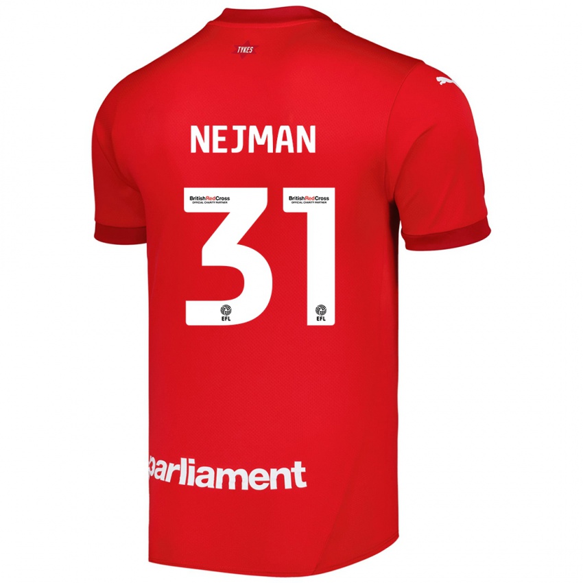 Kinder Harrison Nejman #31 Rot Heimtrikot Trikot 2024/25 T-Shirt Österreich