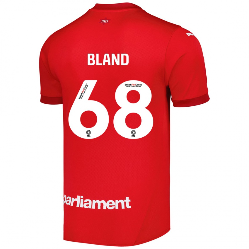 Kinder Jonathan Bland #68 Rot Heimtrikot Trikot 2024/25 T-Shirt Österreich