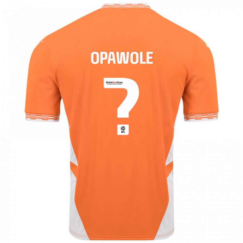 Kinder Johnson Opawole #0 Orange Weiß Heimtrikot Trikot 2024/25 T-Shirt Österreich