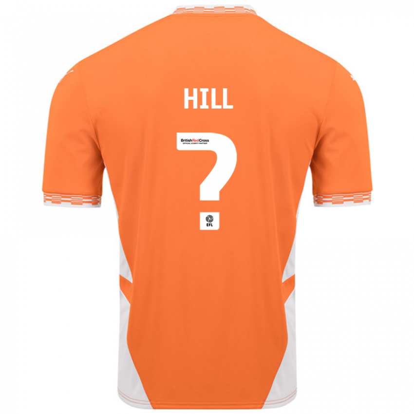 Kinder Tyler Hill #0 Orange Weiß Heimtrikot Trikot 2024/25 T-Shirt Österreich