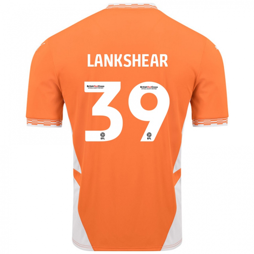 Kinder Alex Lankshear #39 Orange Weiß Heimtrikot Trikot 2024/25 T-Shirt Österreich