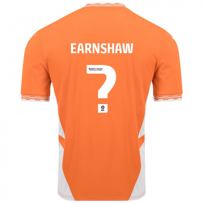 Kinder Alice Earnshaw #0 Orange Weiß Heimtrikot Trikot 2024/25 T-Shirt Österreich