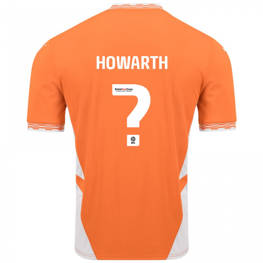 Kinder Chloe Howarth #0 Orange Weiß Heimtrikot Trikot 2024/25 T-Shirt Österreich