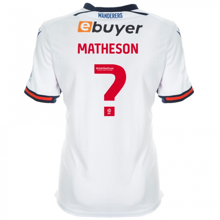 Kinder Luke Matheson #0 Weiß Heimtrikot Trikot 2024/25 T-Shirt Österreich