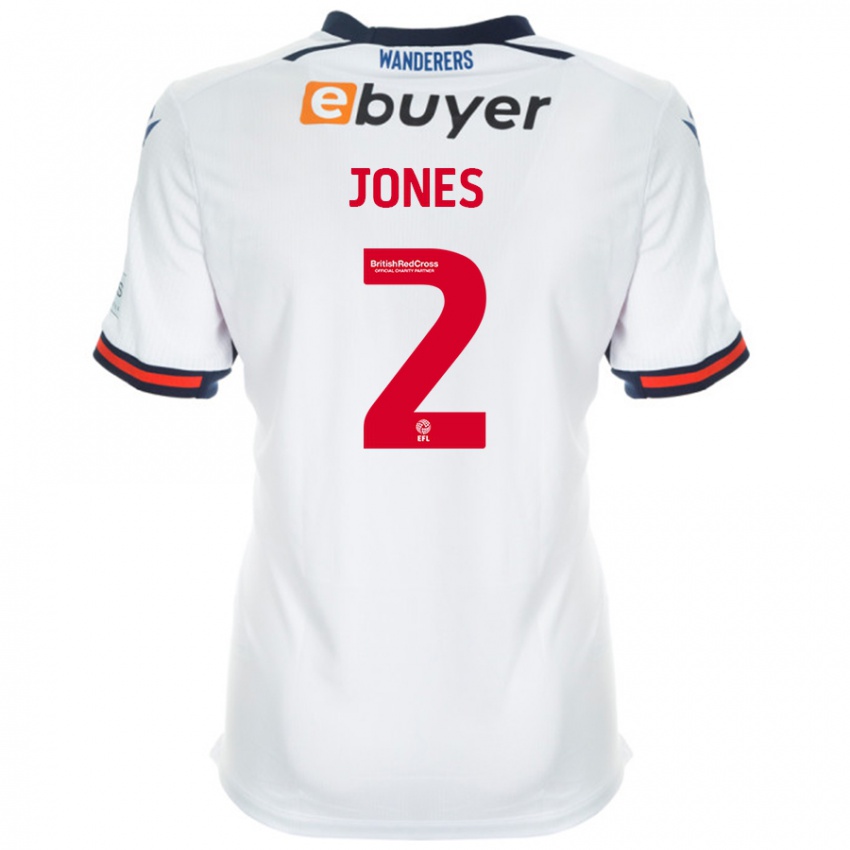 Kinder Gethin Jones #2 Weiß Heimtrikot Trikot 2024/25 T-Shirt Österreich