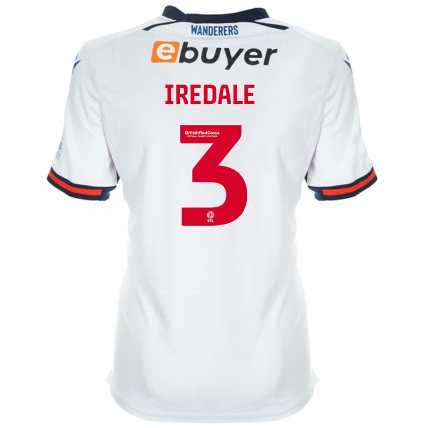 Kinder Jack Iredale #3 Weiß Heimtrikot Trikot 2024/25 T-Shirt Österreich