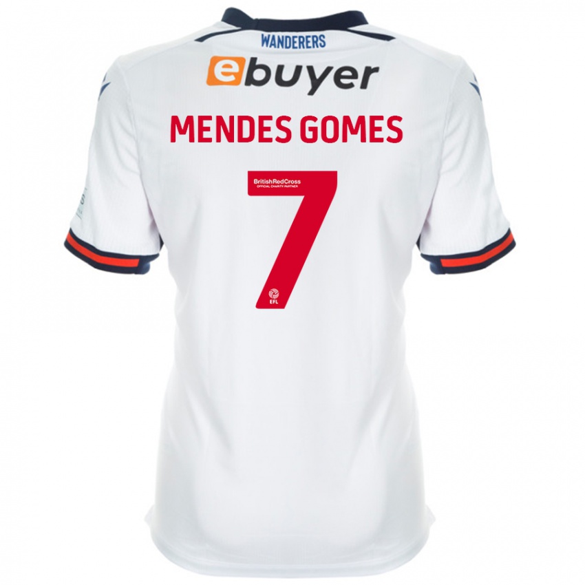 Kinder Carlos Mendes #7 Weiß Heimtrikot Trikot 2024/25 T-Shirt Österreich