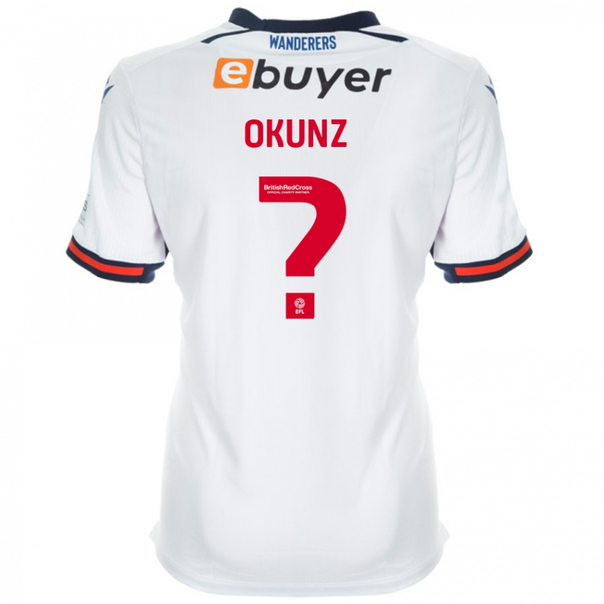 Kinder Danny Okunz #0 Weiß Heimtrikot Trikot 2024/25 T-Shirt Österreich