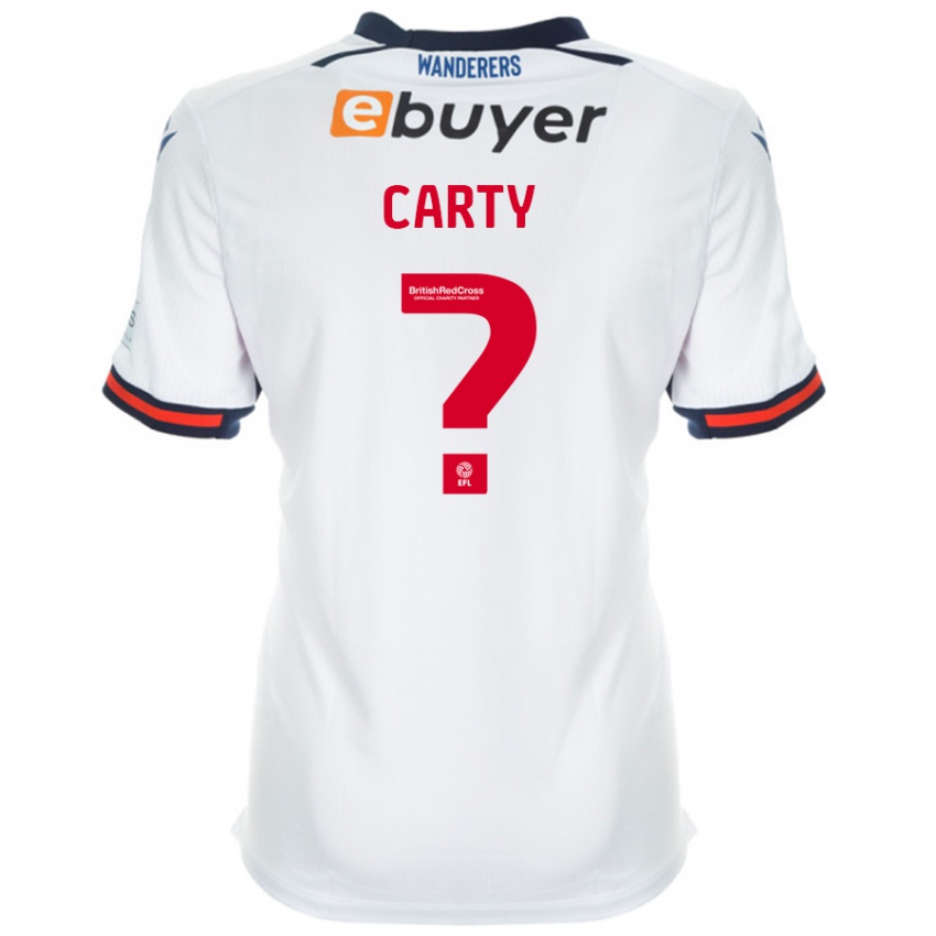 Kinder Conor Carty #0 Weiß Heimtrikot Trikot 2024/25 T-Shirt Österreich