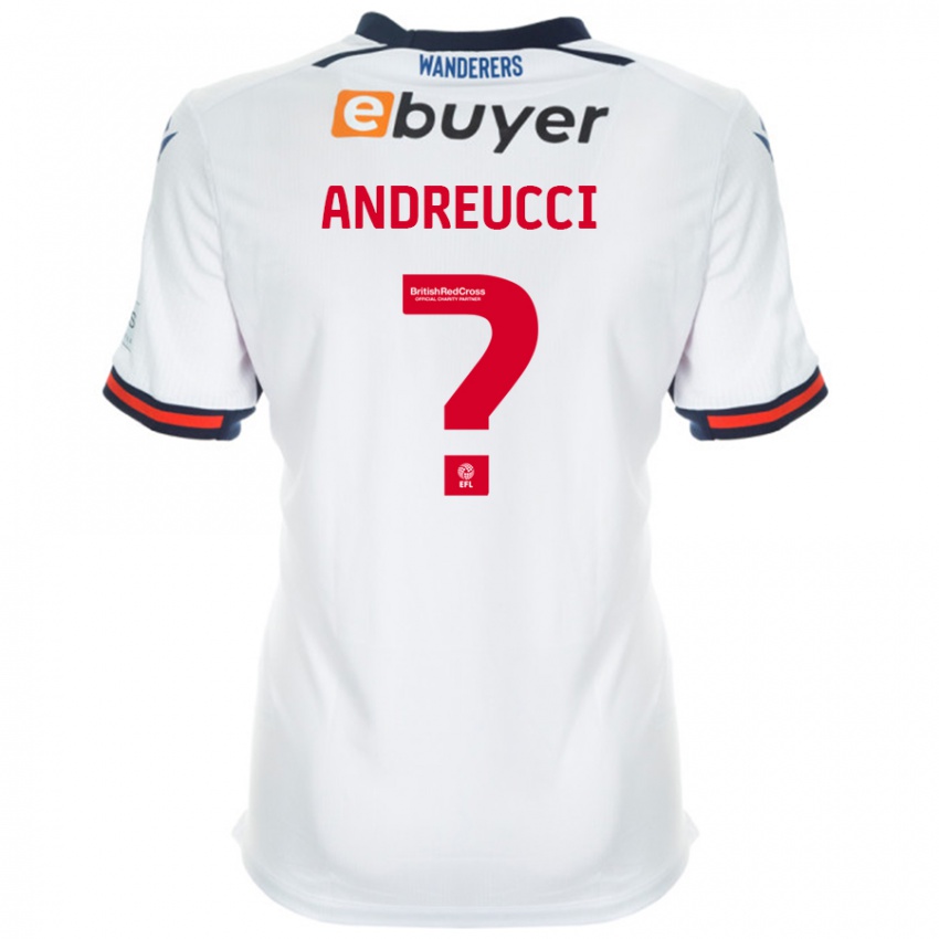 Kinder Ben Andreucci #0 Weiß Heimtrikot Trikot 2024/25 T-Shirt Österreich