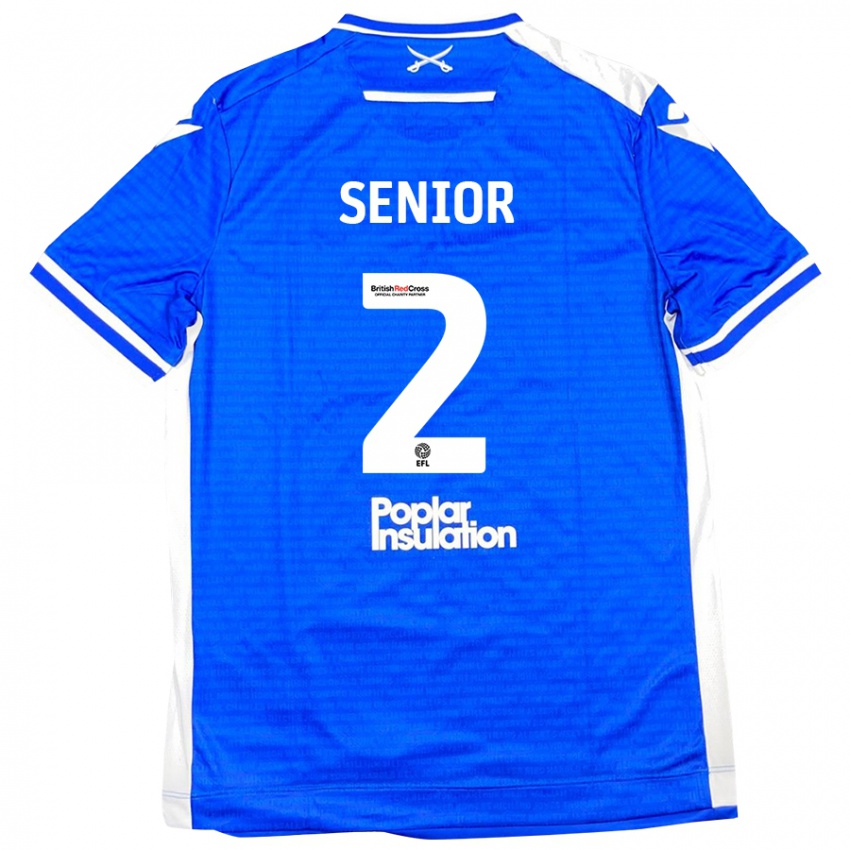 Kinder Joel Senior #2 Blau Weiß Heimtrikot Trikot 2024/25 T-Shirt Österreich