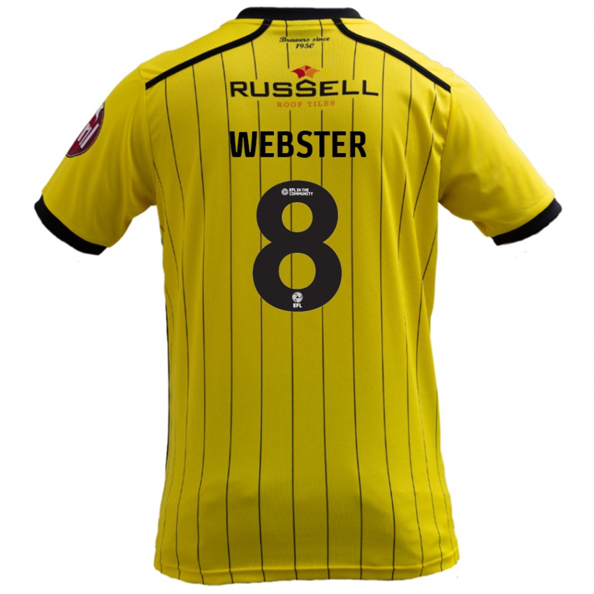 Kinder Charlie Webster #8 Gelb Heimtrikot Trikot 2024/25 T-Shirt Österreich