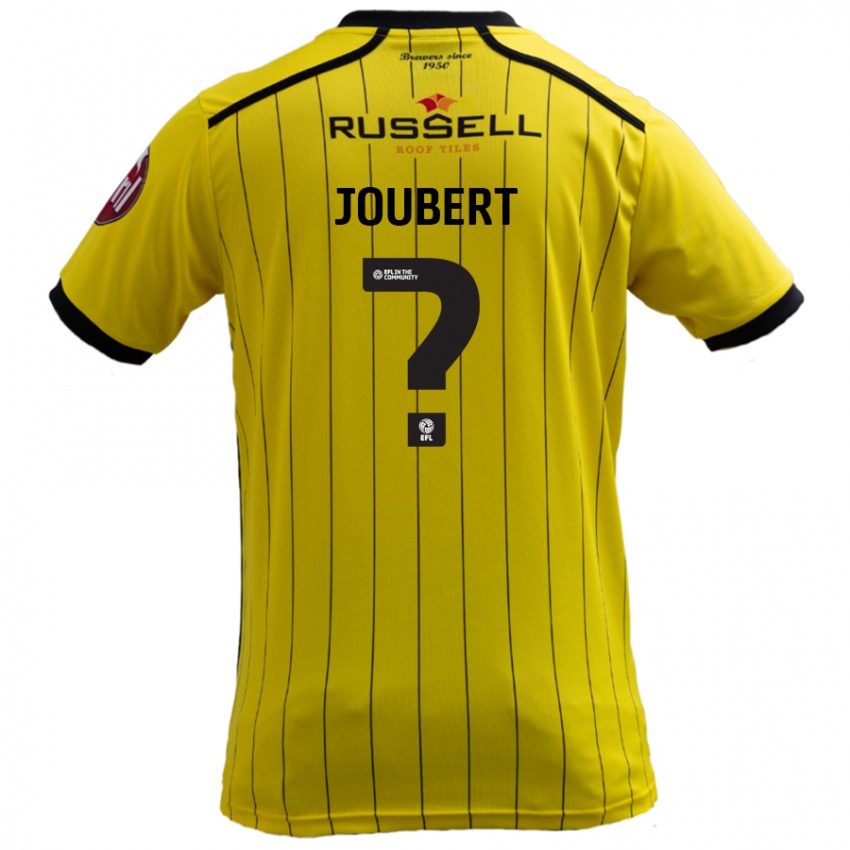 Kinder Lucas Joubert #0 Gelb Heimtrikot Trikot 2024/25 T-Shirt Österreich