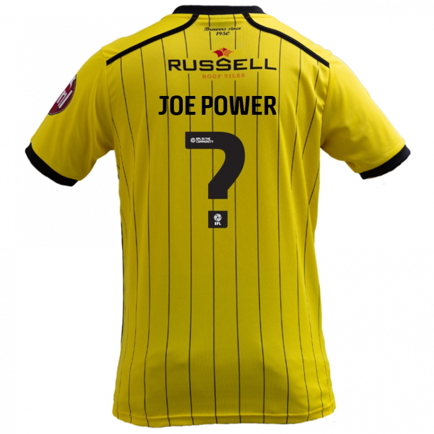 Kinder John Joe Power #0 Gelb Heimtrikot Trikot 2024/25 T-Shirt Österreich