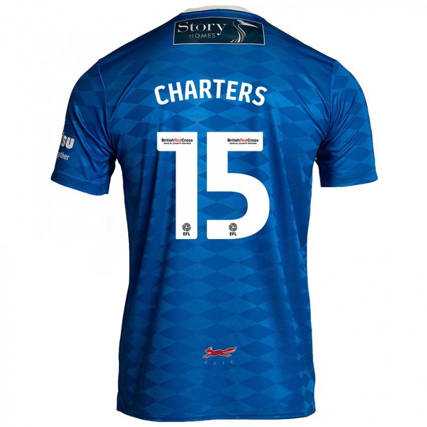 Kinder Taylor Charters #15 Blau Heimtrikot Trikot 2024/25 T-Shirt Österreich