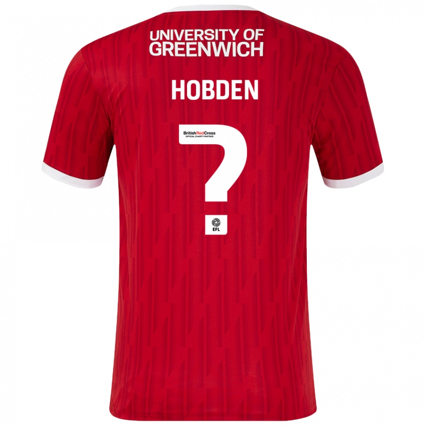 Kinder Ollie Hobden #0 Rot Weiß Heimtrikot Trikot 2024/25 T-Shirt Österreich