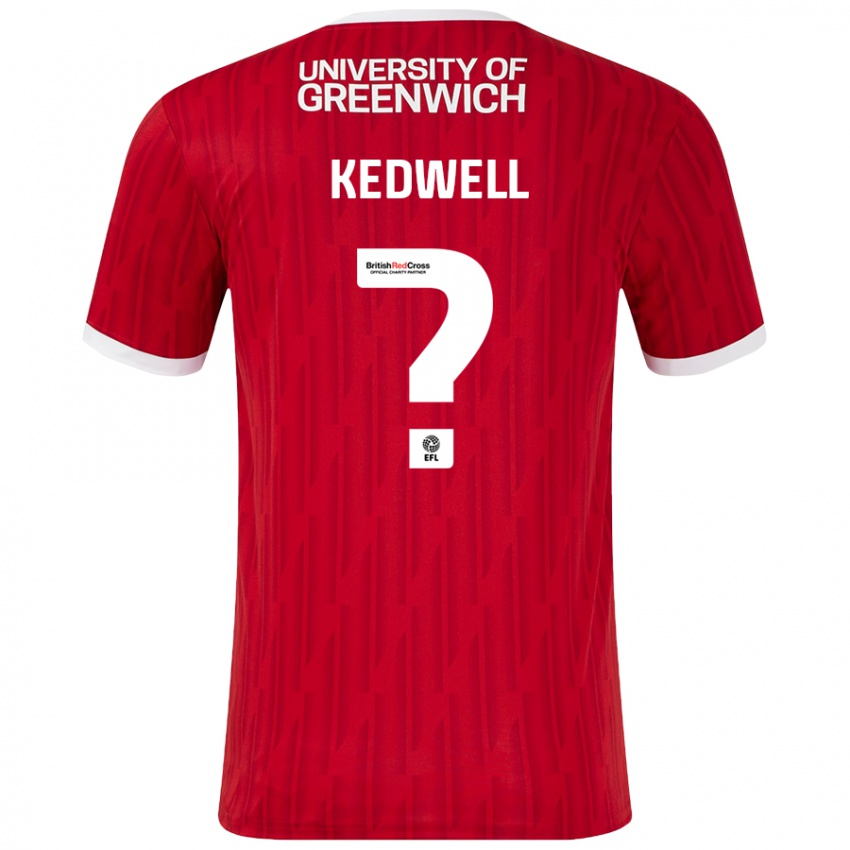 Kinder Harvey Kedwell #0 Rot Weiß Heimtrikot Trikot 2024/25 T-Shirt Österreich